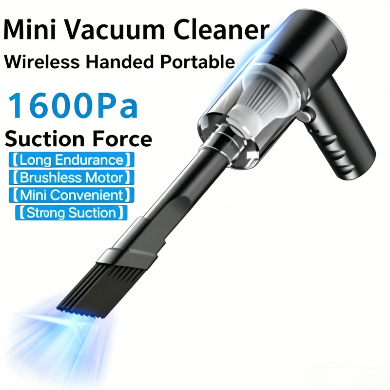  3 In 1 USB Charging Vacuum Cleaner Portable Suction Blowing Dual Use Mini Car Home Vacuum Cleaner 
