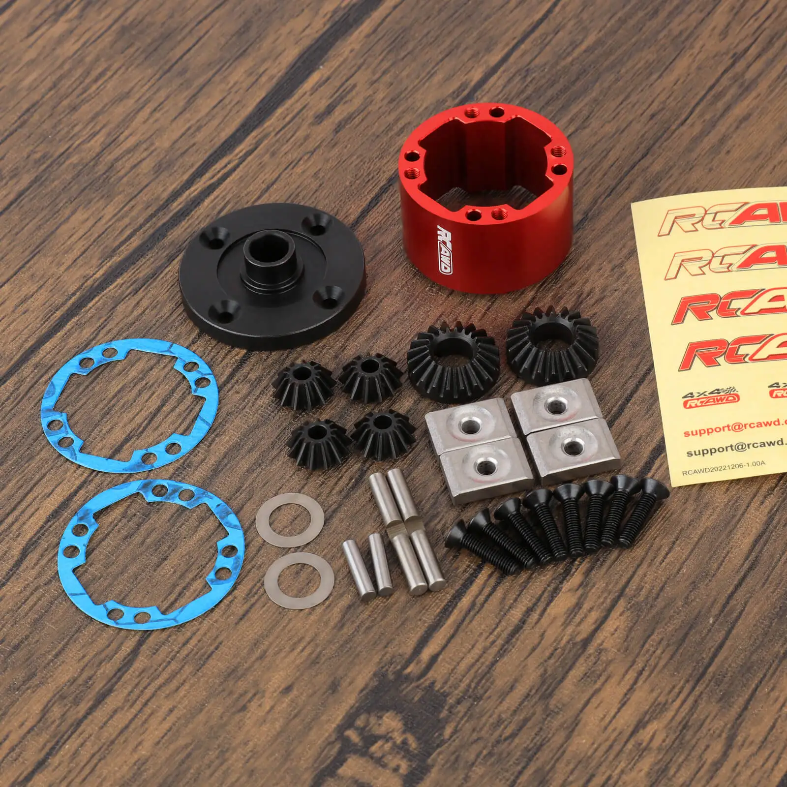 RCAWD Alloy Diff Case Set with Inter Gears for 1/5 Arrma 8S Kraton Outcast BLX upgrade parts