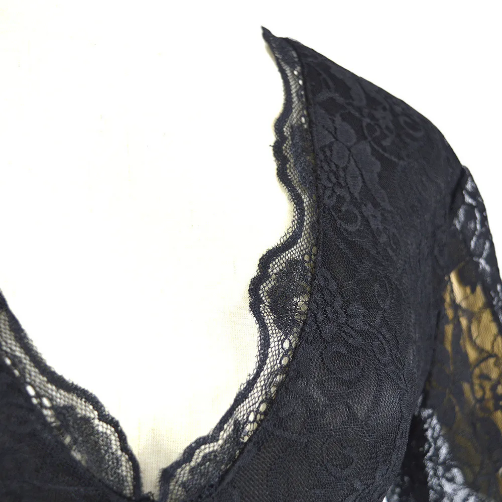 Elegante Mode Spitze Spleißen Split Maxi Kleid für Frauen Club Party Abendkleid Sexy Tiefem V-ausschnitt Hohe Split Lange Kleider Kleid