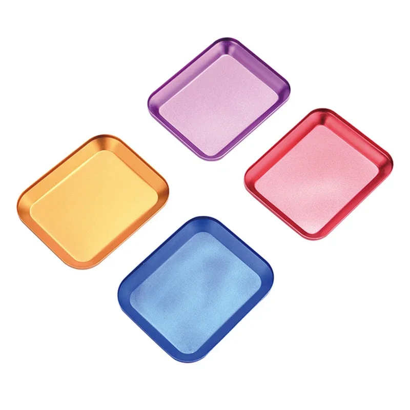 

RC Model Car Airplane Repair Boat Work Tray Aluminum Alloy Screw Disk Loss Prevention Tool Screw Plate