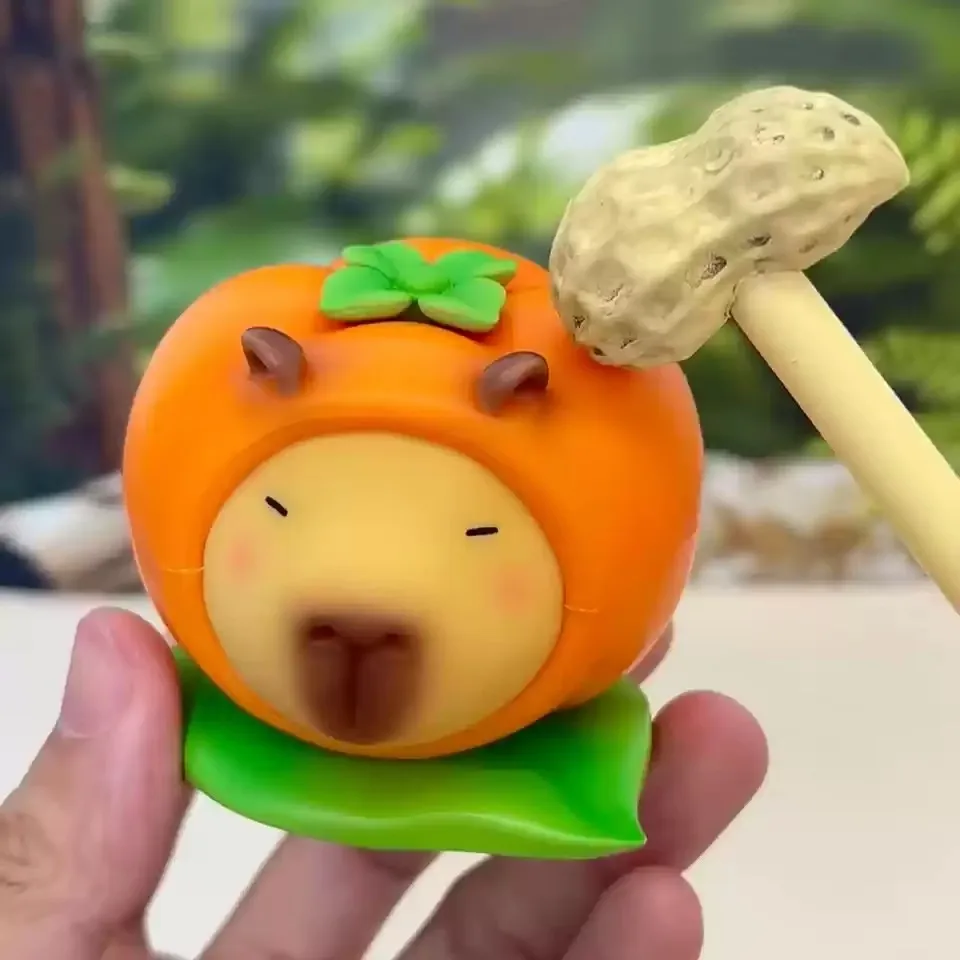 

Luck Moai Capybara Series слепая коробка модная милая фигурка капибары украшение для рабочего стола креативный подарок для детей игрушки модель из ПВХ