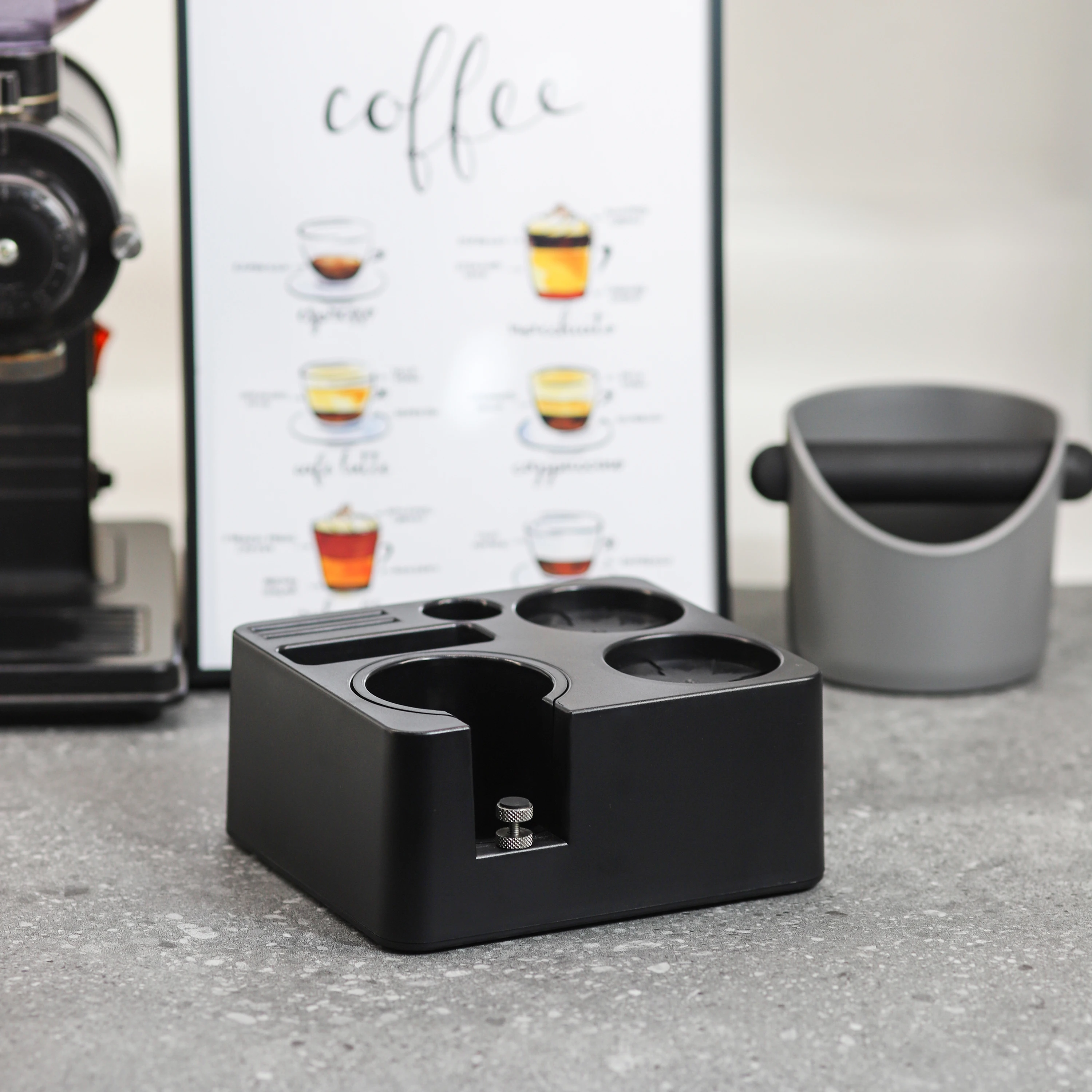Coffee Portafialter Holder Tamping Station Organizer Stand Support Base Delonghi Breville For Espresso Accessories Barista