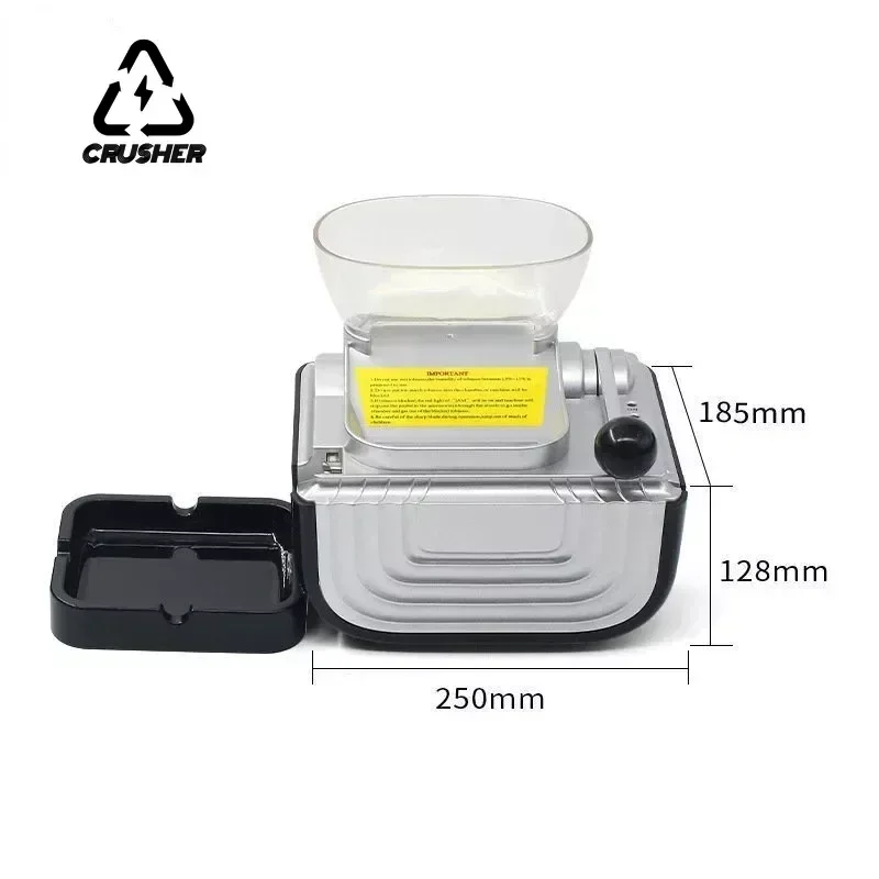 CRUSHER 5.5/6.5mmFully Automatic Cigarette Rolling Machine Electric Tobacco Roller Filling Maker DIY Pipe Smoking Accessories