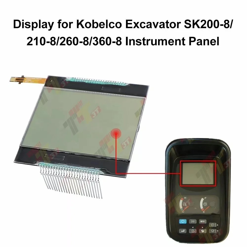 Display for Kobelco Excavator SK200-8/210-8/260-8/360-8 Instrument Panel