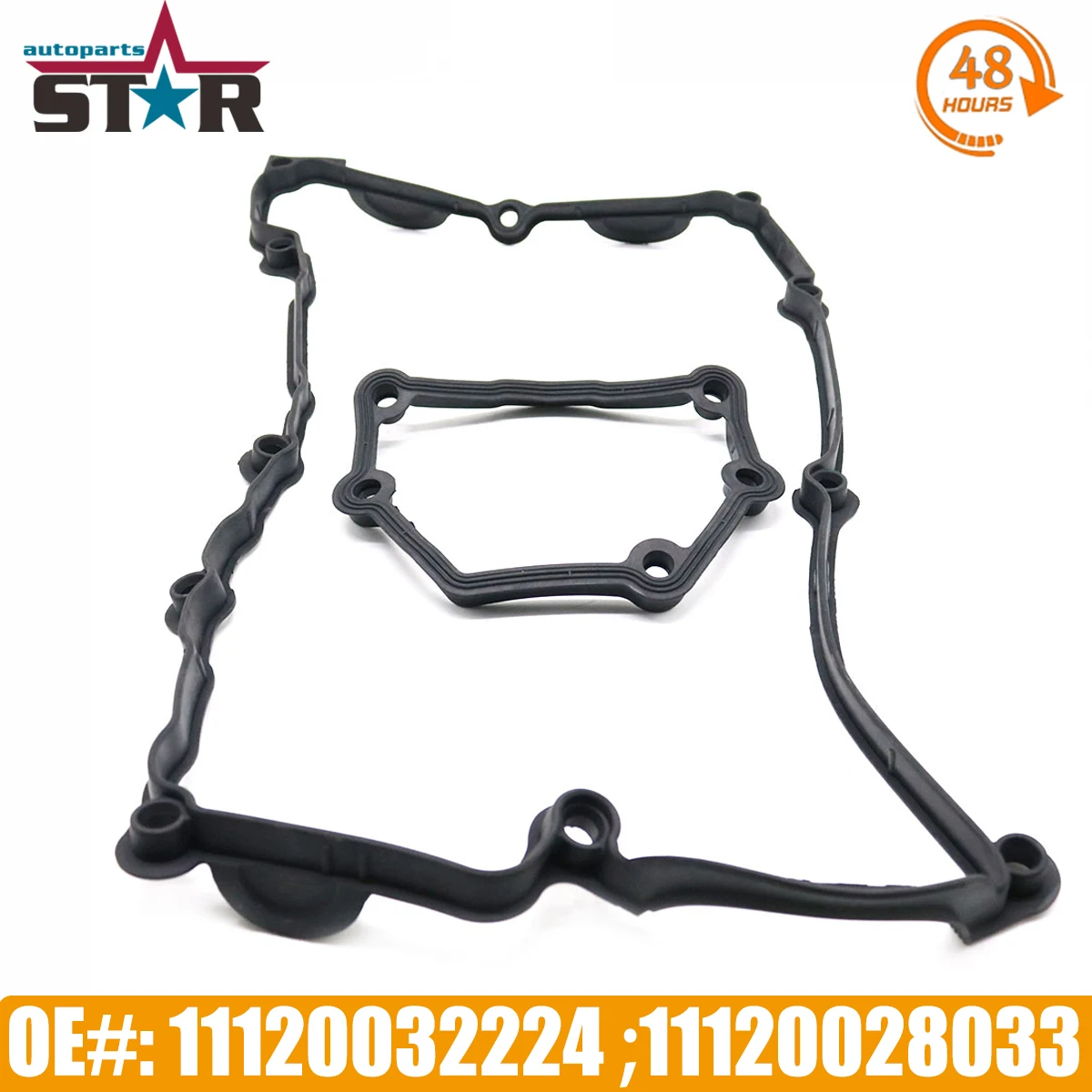 

11120032224 11120028033 Engine Cylinder Head Valve Cover Gasket For BMW 3 X1 X3 E46 E90 E87 120i 318i 320i 318Ci 2.0L L4 N42 N46