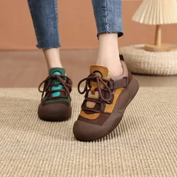 2024 New Women Casual Shoes Spring and Autumn Fashion Platform Sneakers Female Lace Up Sports Running Shoes Zapatos De Mujer