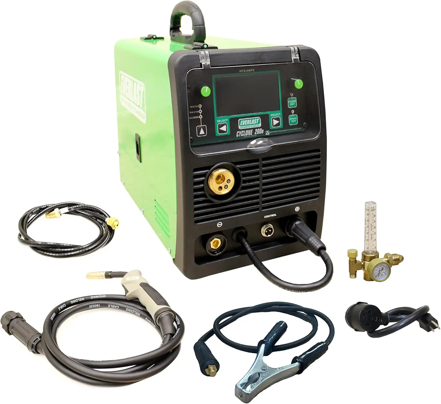 

200ES MIG Welder 180 Amp 110/220v The Arc Performance Is Stable, The Structure Is Simple and The Operation Is Convenient