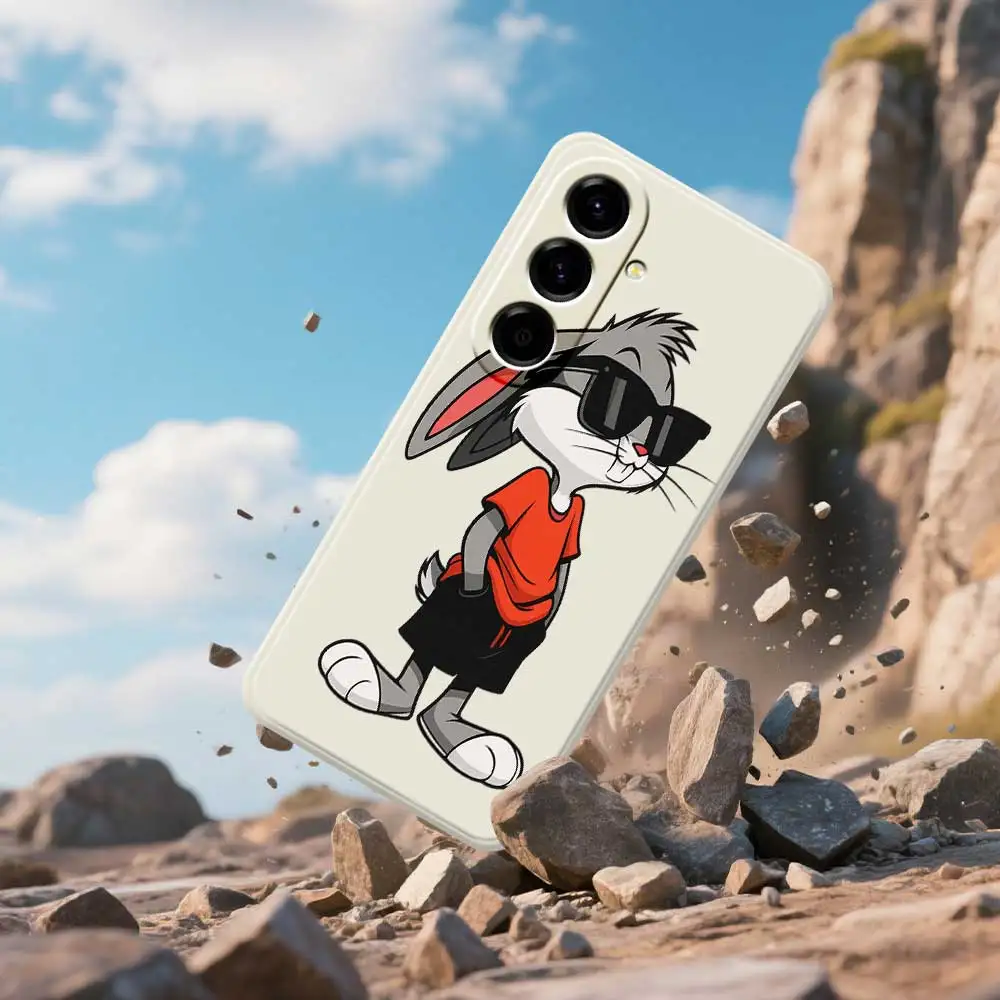 เคสโทรศัพท์ลายกระต่ายเท่ๆ สำหรับ Samsung Galaxy A56 A32 A23 A22 5G A32 A23 4G A55 A54 A53 A52 A51 A35 A34 A31 A25 A24 แบบนิ่ม