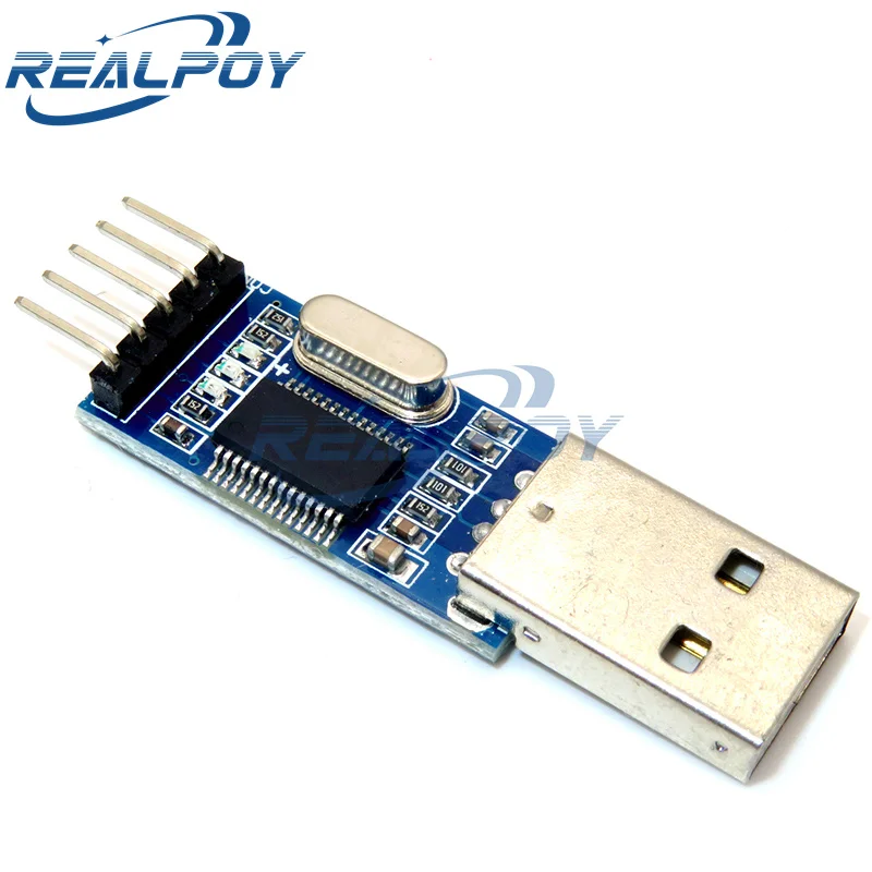 PL2303 Moduł adaptera konwertera USB na RS232 TTL PL2303HX STC Płyta mikrokontrolera szczotkowego