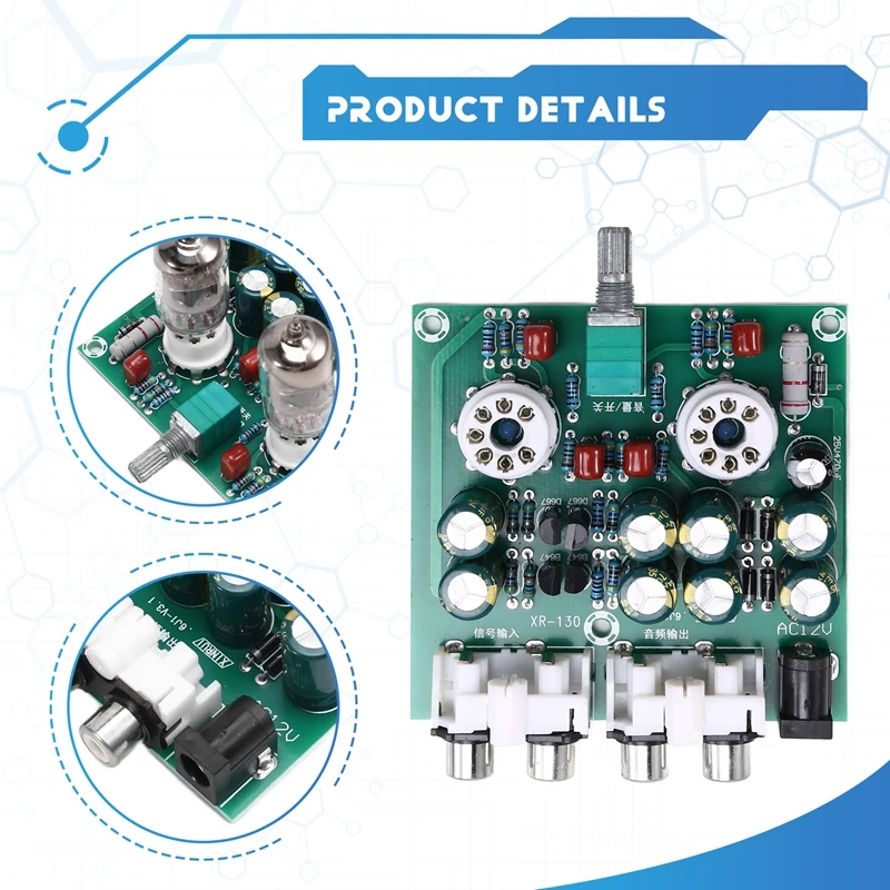 6J1 Valve Preamp Tube Amplifier Board Pre-Amp Mixer Bile Buffer DIY Audio Kits For Audio Enthusiasts And Hobbyists