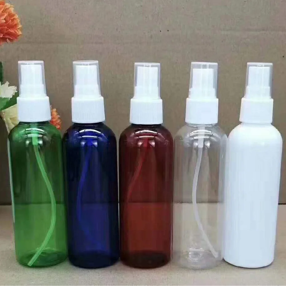 

5pcs 60ml 5 color available Refillable plastic bottle withe pump sprayer&Plastic Portable Spray Perfume Bottle