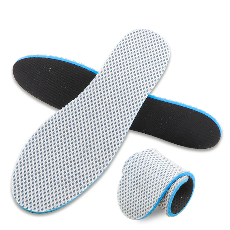 نعل داخلي رياضي مرن جديد مزدوج الجوانب يسمح بمرور الهواء ويمتص العرق، نعل كرة سلة ناعم وسميك ممتص للصدمات