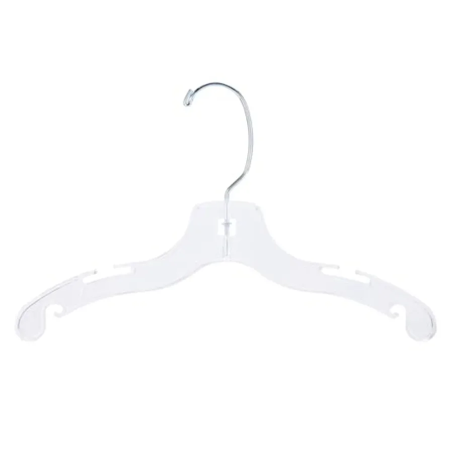 

Пластиковые вешалки 12 дюймов - упаковка 100 шт. - прозрачные пластиковые вешалки с поворотным механизмом