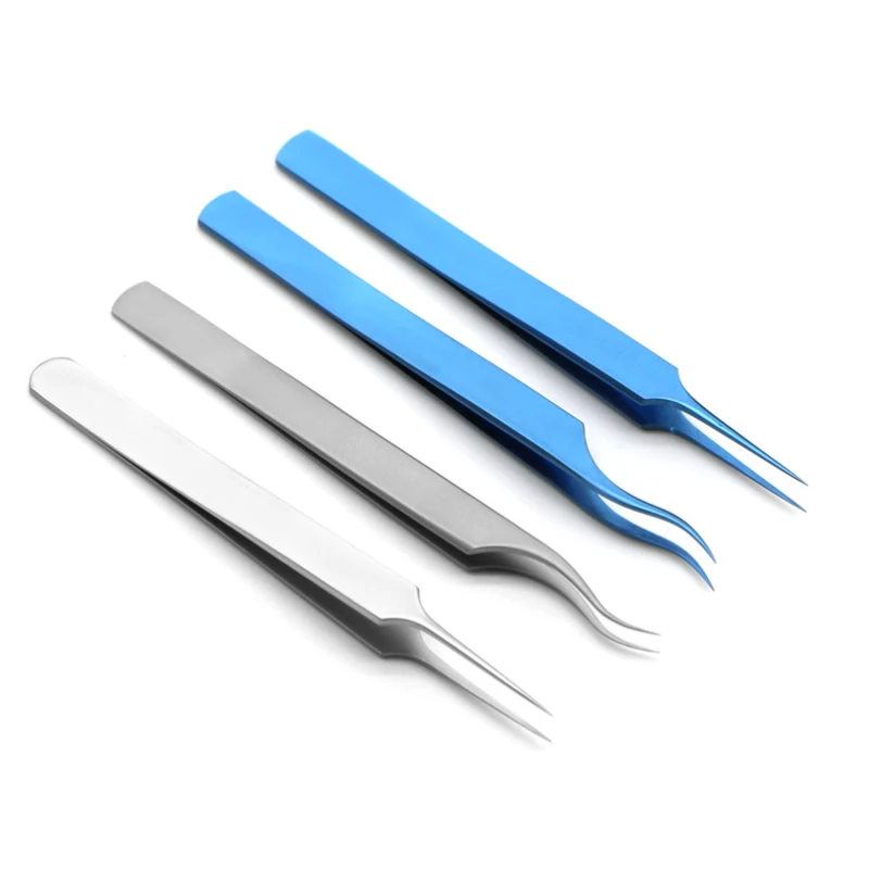 Hair transplant tweezers hair transplant tweezers straight elbow planting tweezers