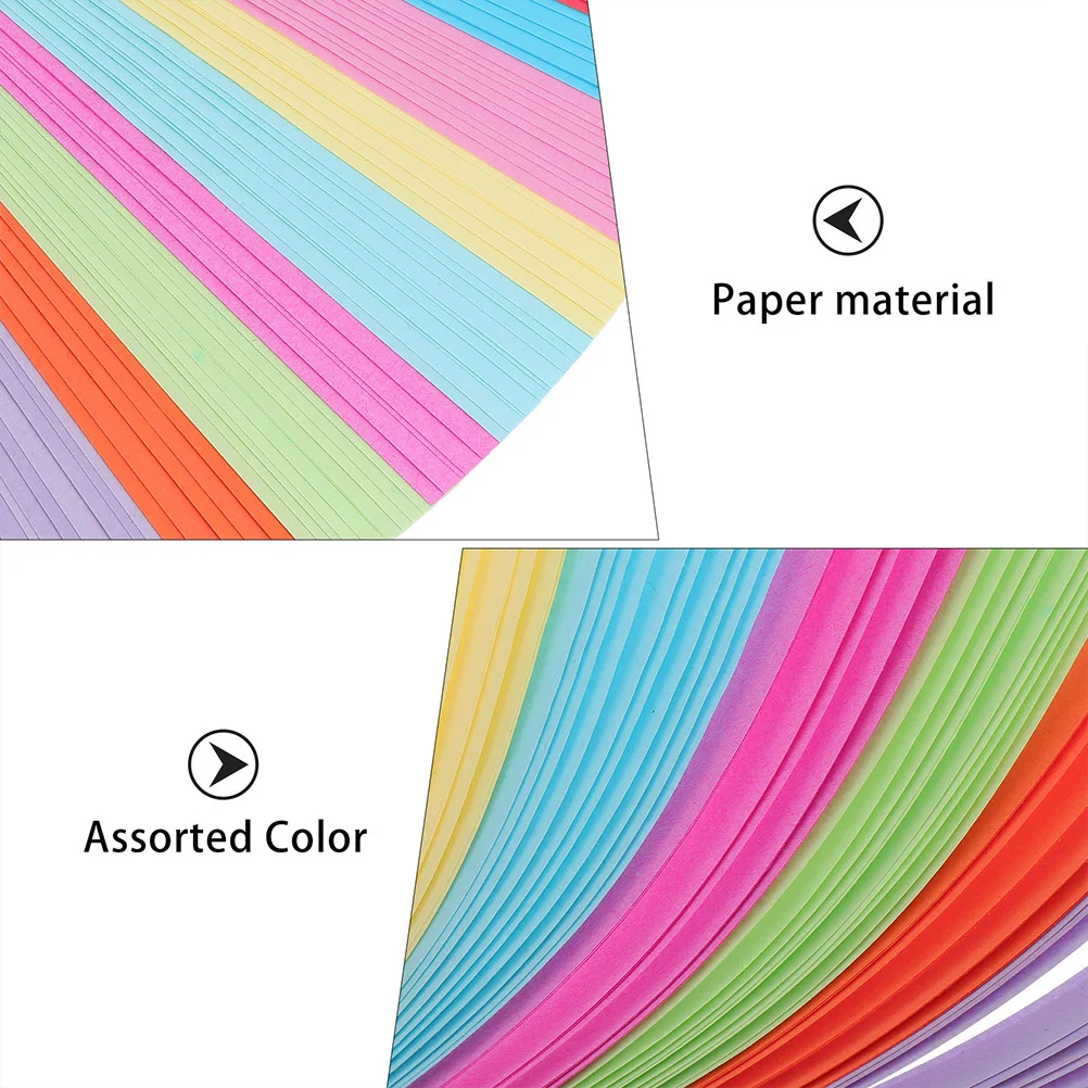 1500 Stuks Ster Papier Strips Regenboog Origami DIY Ambachtelijke Papier Strips Delen Kunstwerken Genieten Tijden Regenboog Origami Ster Maken Levert