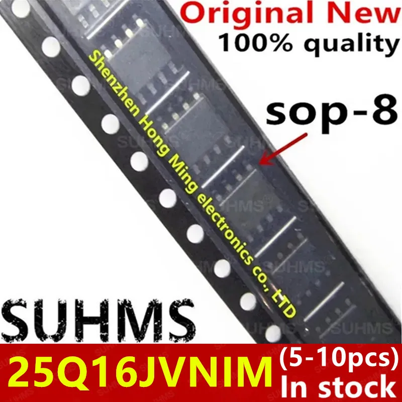 

(5-10piece)100% New W25Q16JVSNIM W25Q16JVNIM 25Q16JVNIM sop-8 Chipset