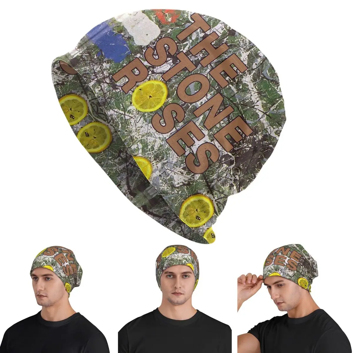 

Альбом Stone Roses Cov Skullies шапки шапки теплая осенне-зимняя уличная шапка вязаная шапка для взрослых унисекс