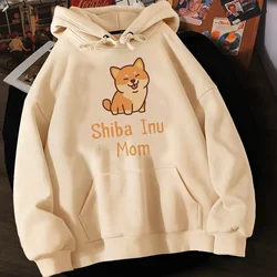 Shiba Inu-sudaderas con capucha para mujer, chándal gótico y2k, sudaderas con capucha de anime para mujer