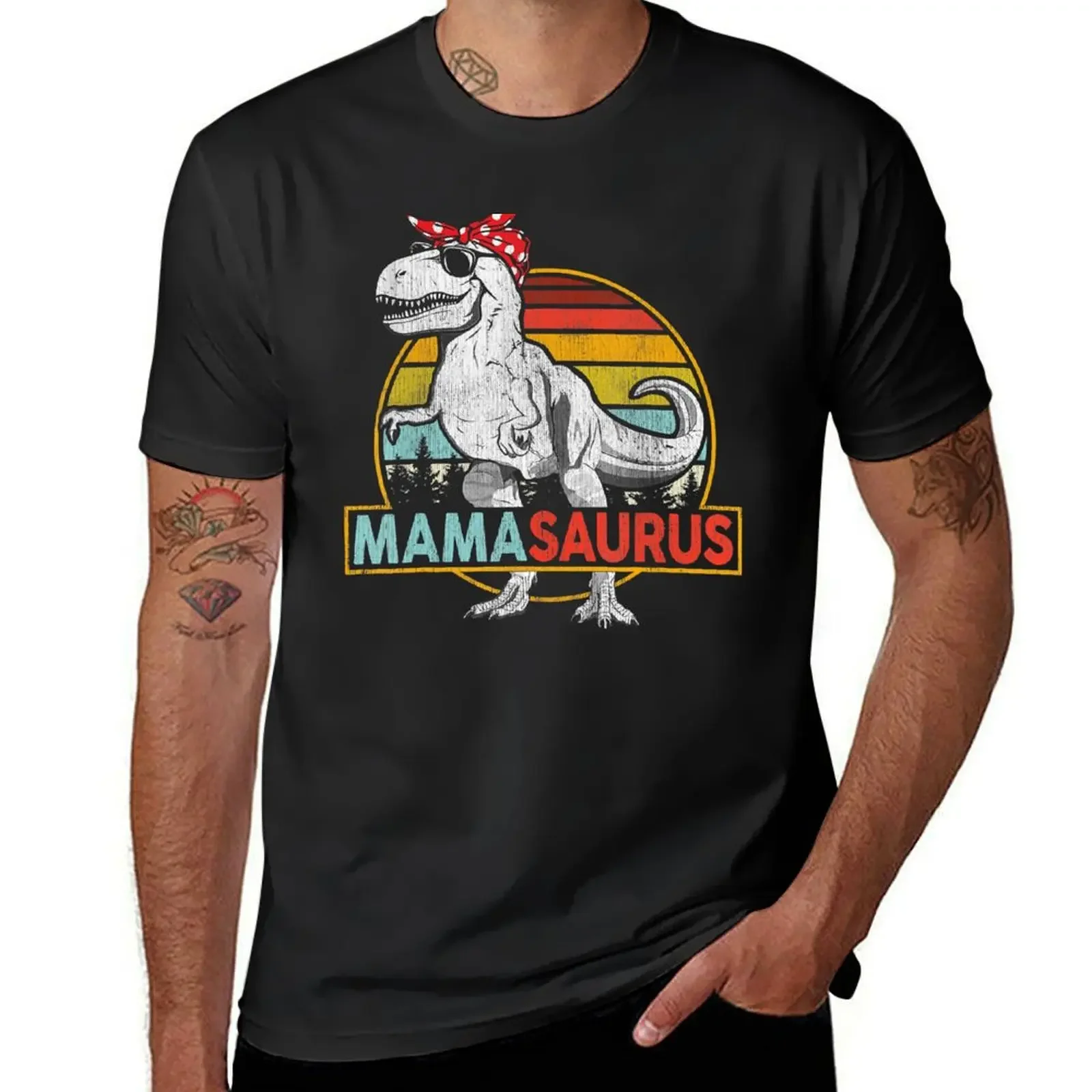 

Mother's Day Mom Mamasaurus Dinosaur Mama T Rex Saurus T-Shirt custom shirt man t shirt men clothings