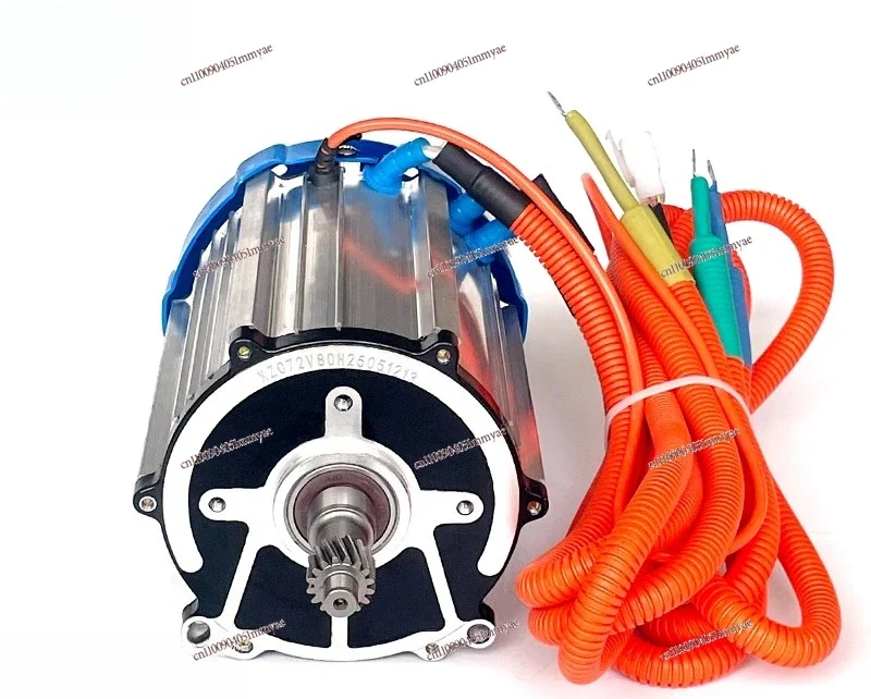 Tricycle motor 2000w electric vehicle brushless motor controller 48v60v72v high power 16 teeth universal