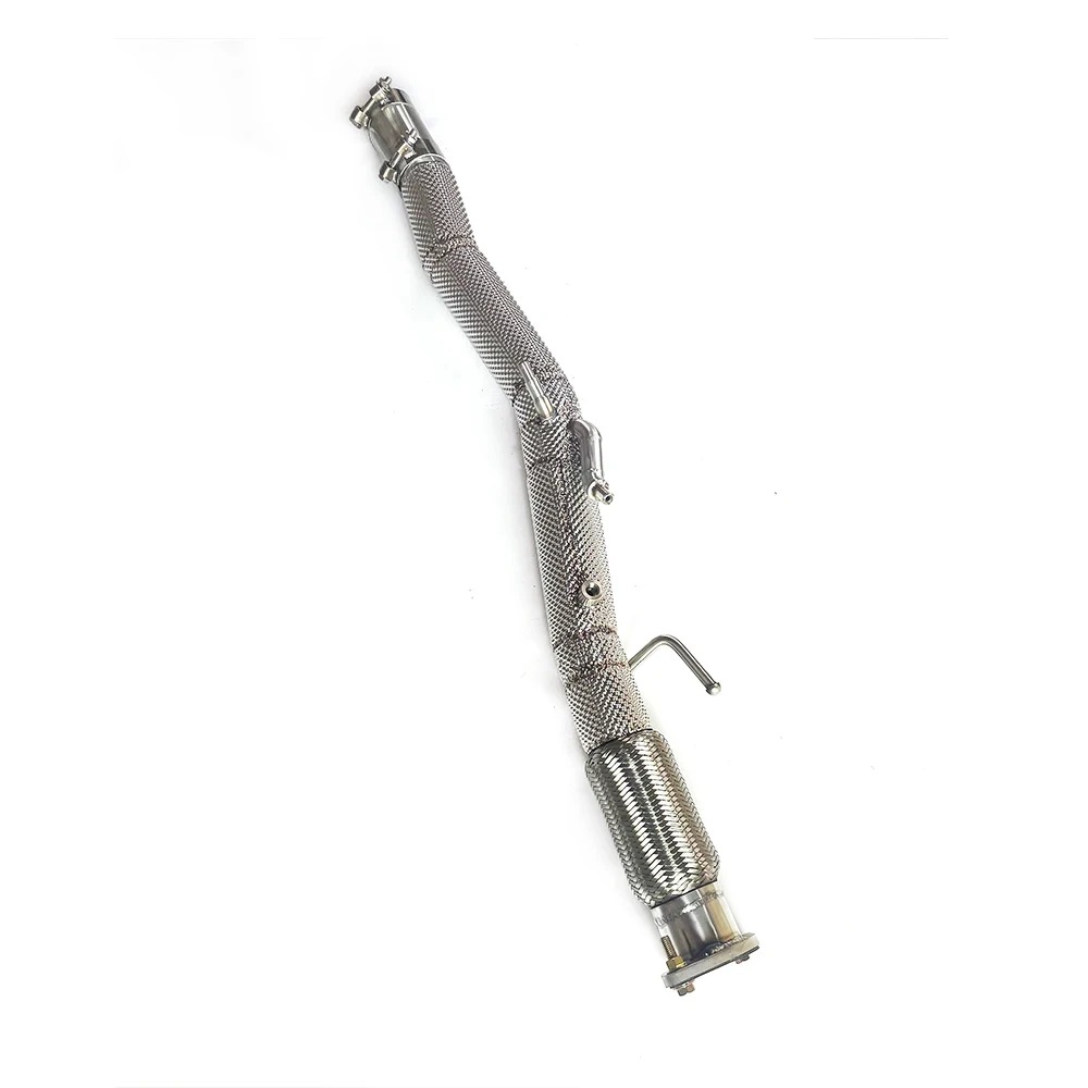 For Mercedes Benz CLA35 A35  2.0T 2020-2023 Automotive Exhaust System Equal Middle Pipe Front Pipe Exhaust muffler