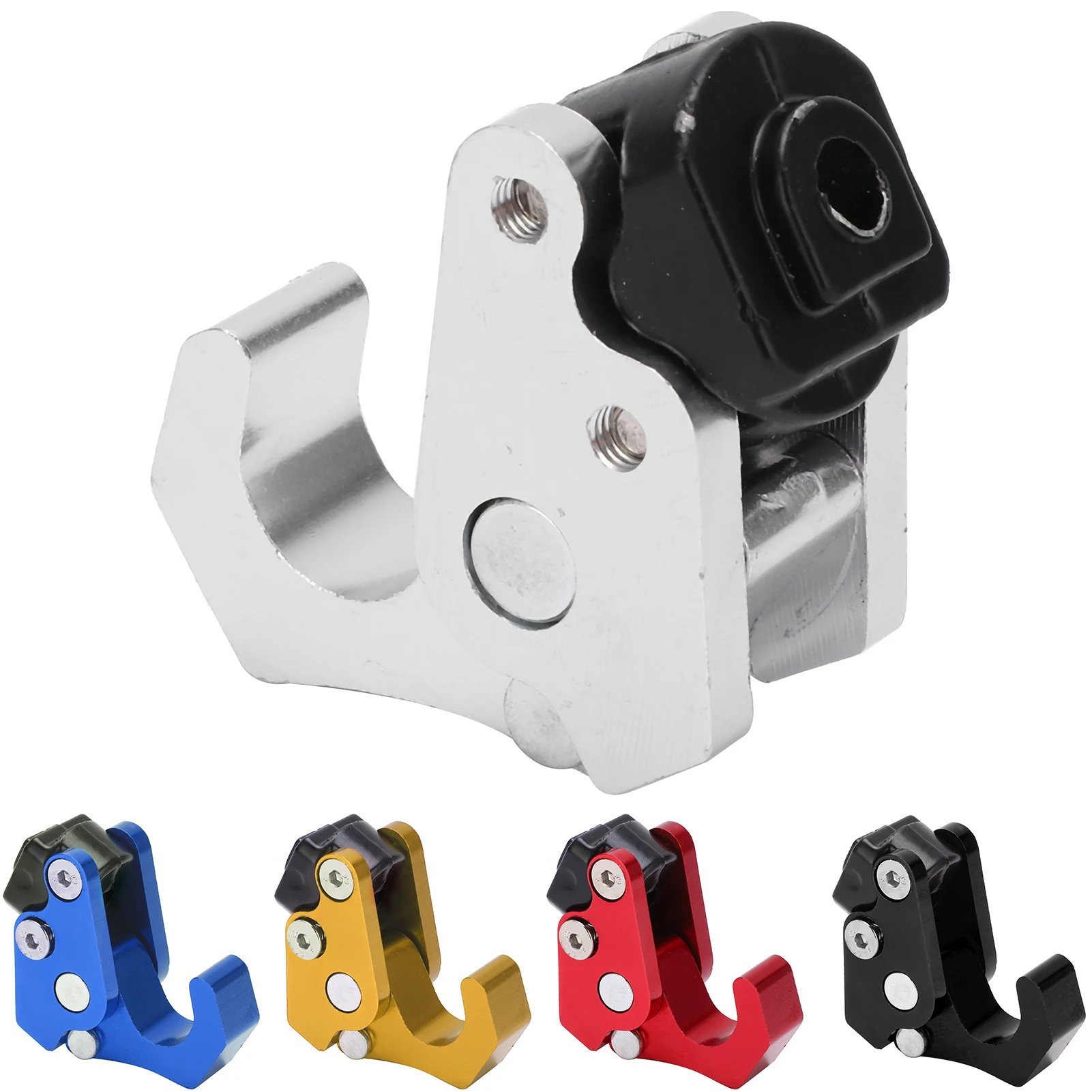 Motorcycle Luggage Hanger Motorcycle Hook High Strength CNC Aluminum Alloy Practical for Motorcycles for Scooters