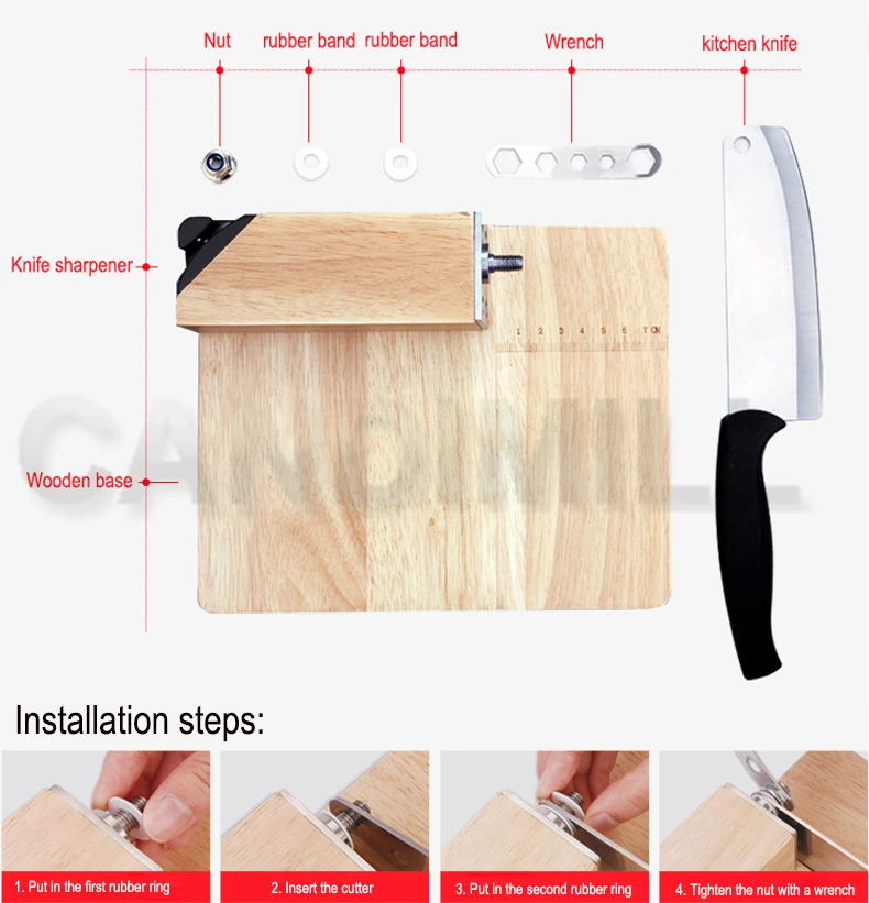 Manual Slicer Household Rice Cake Knife Meat Slicer Cutting Board Kitchen Tools Cooking Accessories