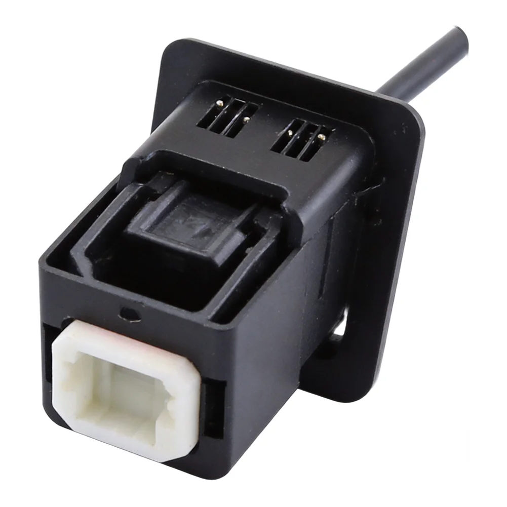 USB Socket Cable Car Radio USB Car Audio Upgrade USB Socket Connection AUX Input Adapter Wear-resistant Construction For Nissan