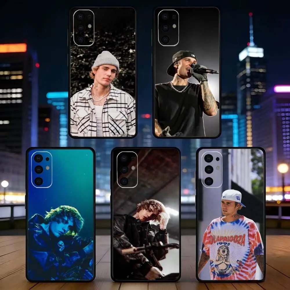 Justin Bieber Singer Phone Case Black Silicone Soft For Samsung S25,S24,S21,S22,S23,S30,Ultra,S20,Plus,Fe,Lite