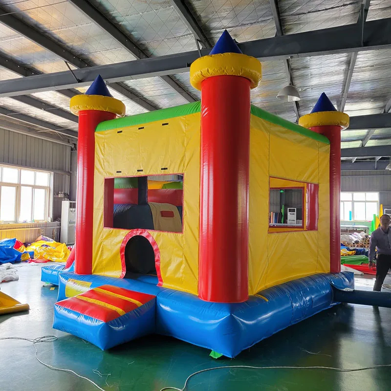 Bounce House with Slide Jumping Castle Bouncy House For Kids Outdoor Party Rental Including Free Blower - view 2