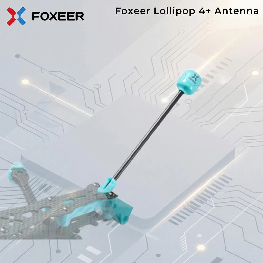 

1 шт. FPV-антенна Foxeer Lollipop 4 Plus 4+ 5.8G 2.6dBi Omni Mini (RHCP/LHCP) SMA/MMCX/UFL для гоночных FPV-дронов на радиоуправлении