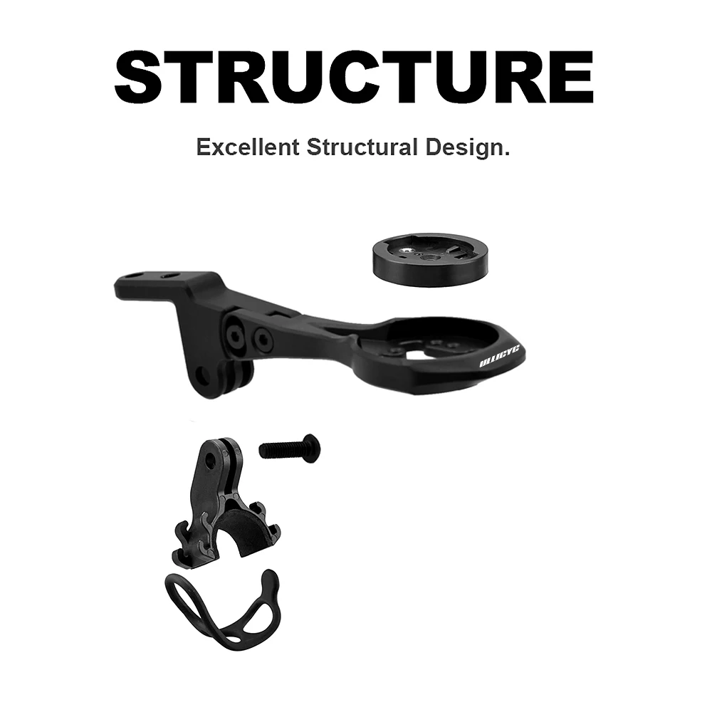 Ullicyc لـ Black Inc Cockpits الكمبيوتر ايرو الكمبيوتر جبل عداد السرعة قوس Gopro/Garmin/Bryton/Wahoo GPS جبل سبائك الألومنيوم