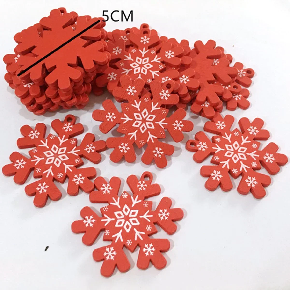 10 قطعة زينة شجرة عيد الميلاد الخشبية الصغيرة DIY الحرف الإبداعية خشبية هدية الكريسماس الداخلية زينة معلقة الملحقات #4