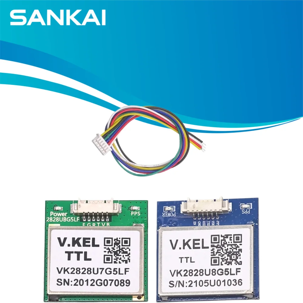 GPS Module VK2828U7G5LF/U8G5LF, 1-10Hz TTL, Antenna, for Flight Controller Drone