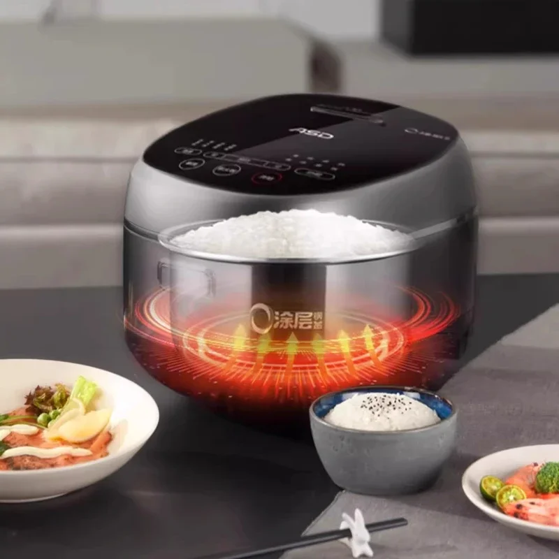 316L الفولاذ المقاوم للصدأ خزان داخلي جهاز طهي الأرز 4L غير المغلفة سعة كبيرة 0 المغلفة جهاز طهي الأرز لمدة 3 إلى 4 أشخاص نمط جديد