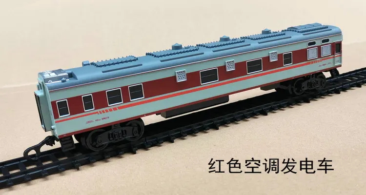 

1/87 Red Air-conditioned Power Generating Car Generating Car Children's Toy Scene Simulation Display Train Hobby Toy