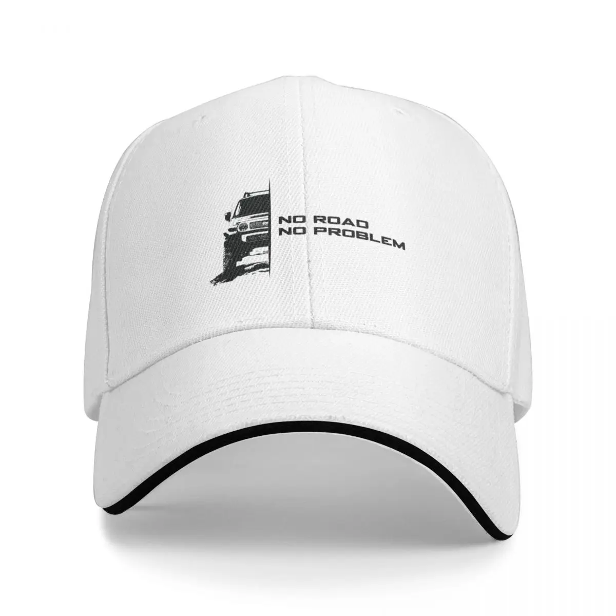 No Road, No Problem Baseball Cap New In Hat fishing hat Luxury Brand Hat Baseball Cap Hats For Women Men's