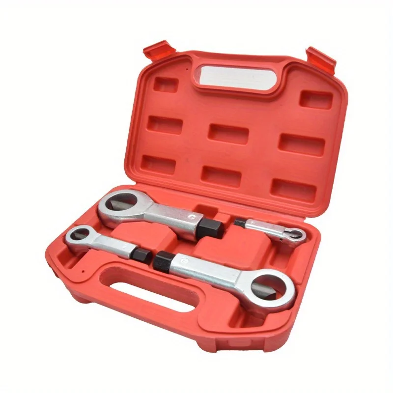 

1 Set 12-27mm Heavy-Duty Nuts Splitter Tools Set Nut Breaker Tool Wrench Damaged Extractor Remover Hand Splitting Tool