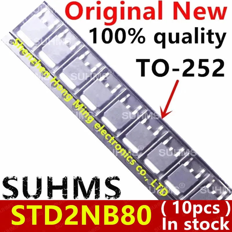 

(10piece) 100% New D2NB80 STD2NB80 TO-252 Chipset