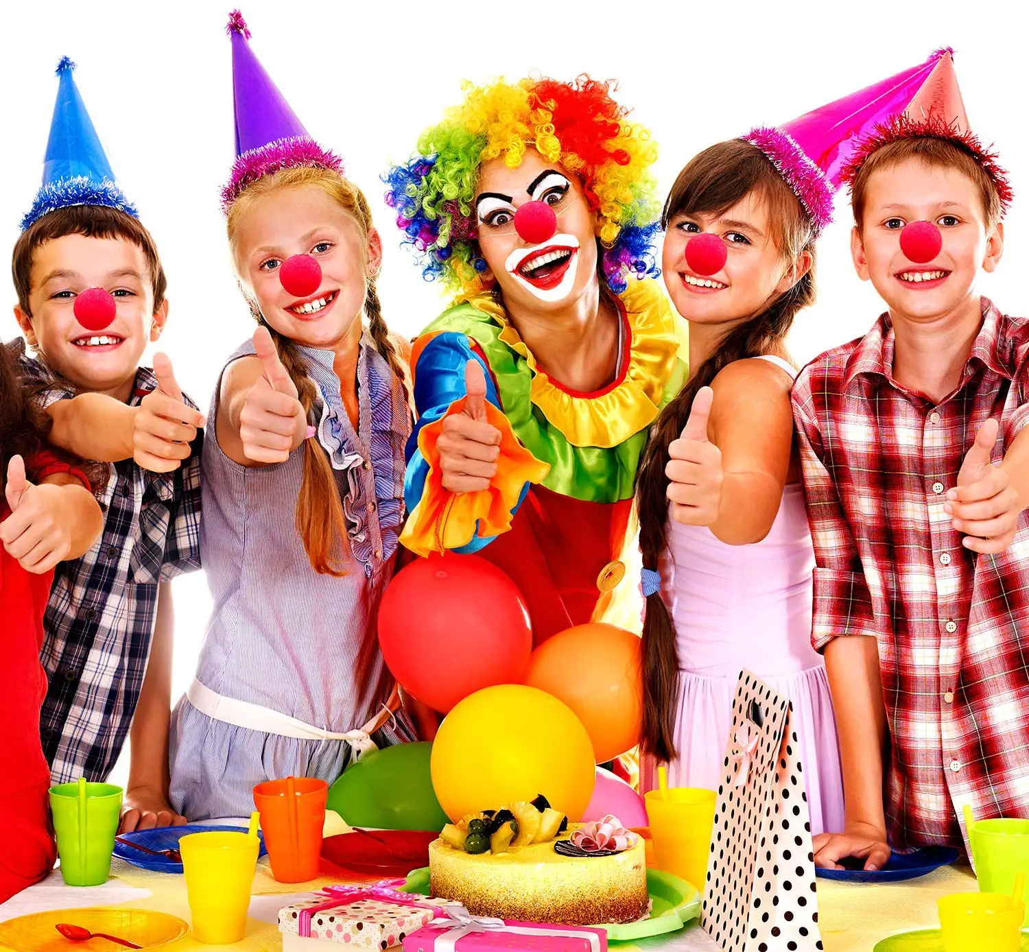 Nez de clown rouge sans fil en plastique de jonglerie pour fête d'Halloween Fournitures de costume de Noël 1 paquet