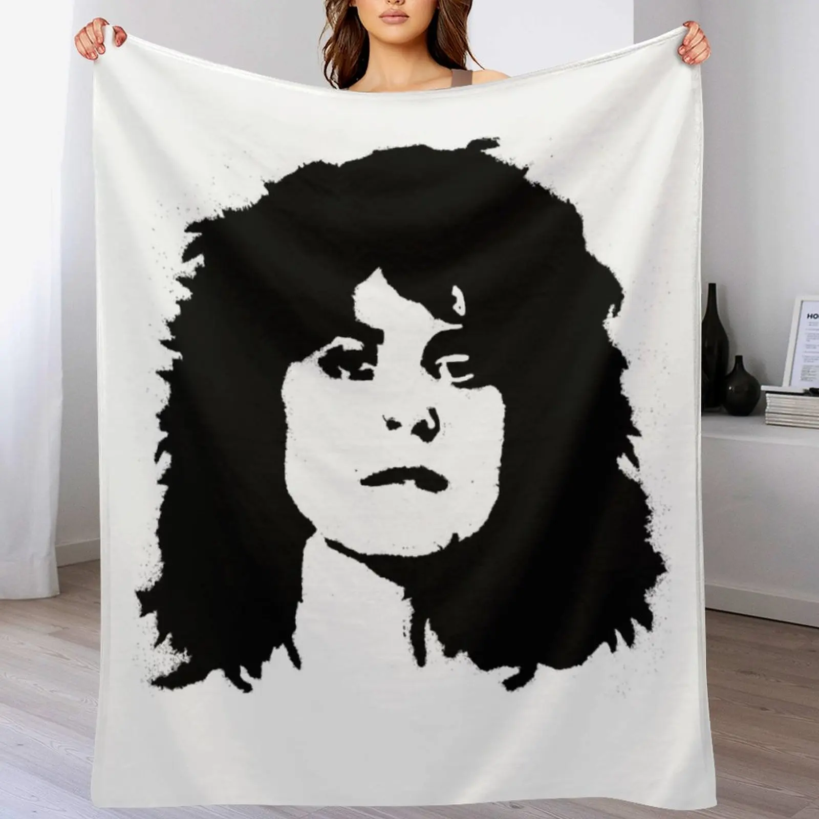 

Retro Vintage Retro T Rex Marc Bolan Tribute Throw Blanket valentine gift ideas Cute Baby Designers Blankets