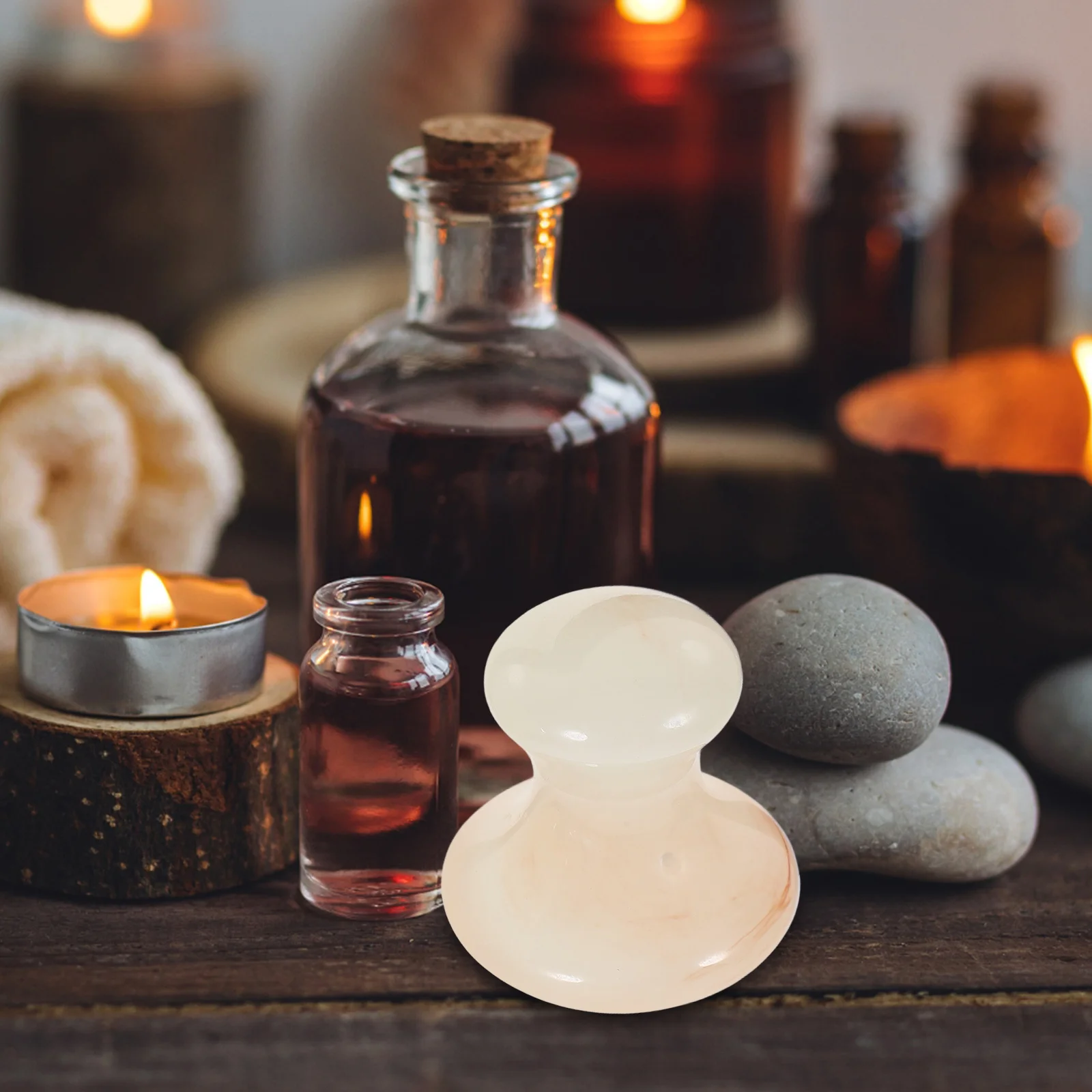 Herramienta de masaje facial, cuidado suave de la piel, diseño ergonómico, adecuado para regalos y decoración, masajeador Facial, 2 uds.