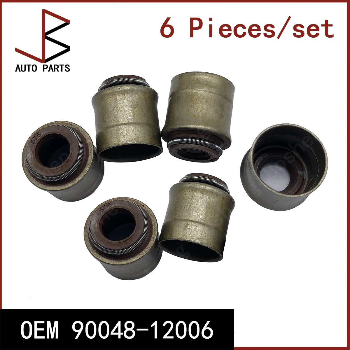 Nuevo Juego de 6 Anillos de Sellado de Válvula OEM 90048-12006 9004812006 90048 12006 49472848 para DAIHATSU HIJET Van 1991-2005 para GEELY