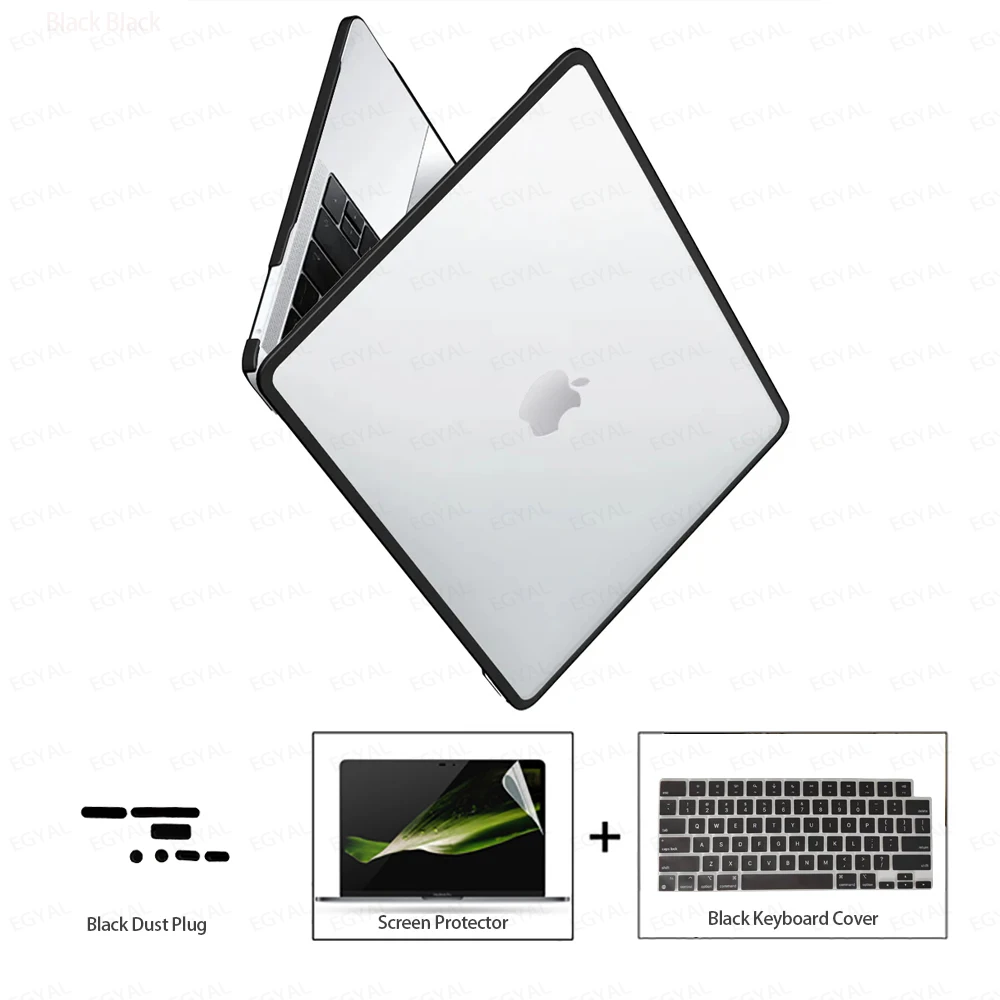 Laptop-Hülle für MacBook Air 13 M4 2025 Modell A3240 Hülle & Staubschutz & Displayschutzfolie & Tastaturabdeckung für Air M1 M2 M3 Pro 14 16.2