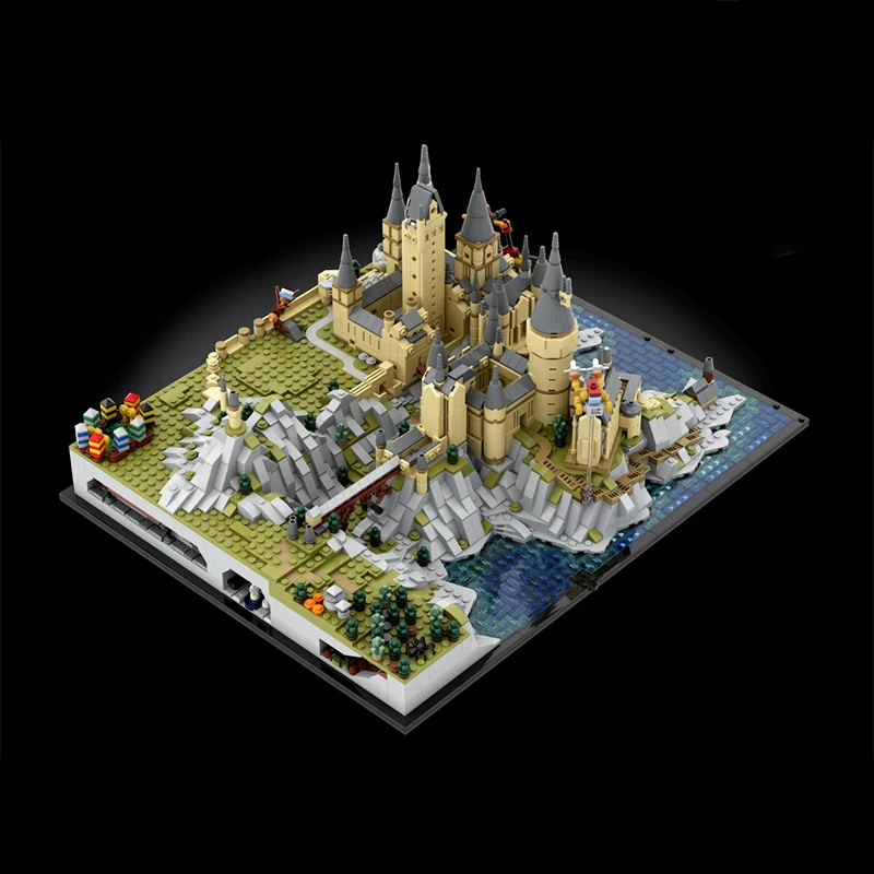 1437pcs Moc-76419 Wizard Castle and Grounds Expansion Packs Classic Building Block Models Children's Toys Adult Birthday Gifts