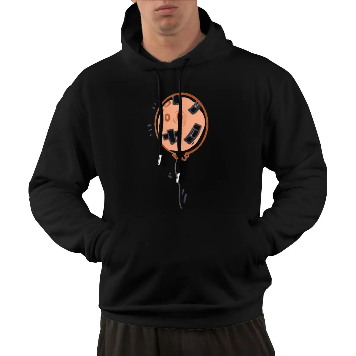 2024 Top Quality Patched-Up Smileds Classic Men's Hoodie Applicable to Spring and winter festivals Men's hoodie