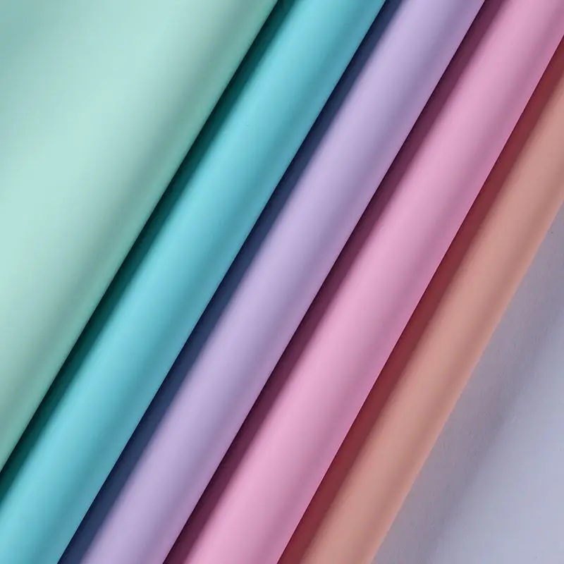 Elastic Matte Faux Leather Fabric By The Meter for Furniture Sofa Bag Luggage Box DIY Sewing Upholstery Pu Plain Cloth Gray Pink