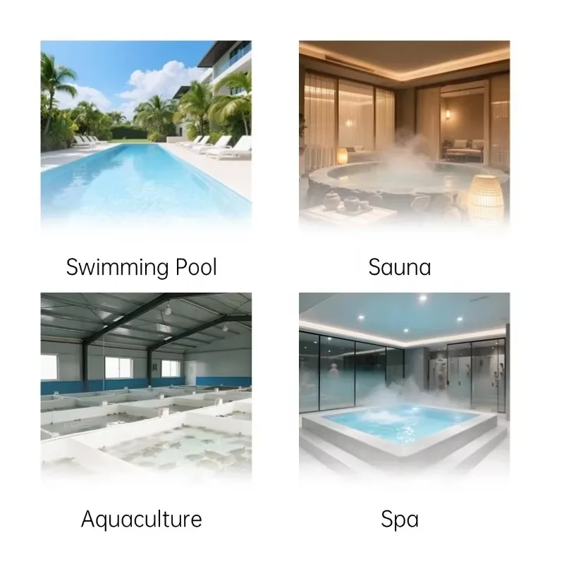 Pemanas Kolam Renang Sistem Pemanas Berkualitas Tinggi 3hp Pompa Panas Kolam Renang 380V Pemanas Air Kolam Renang