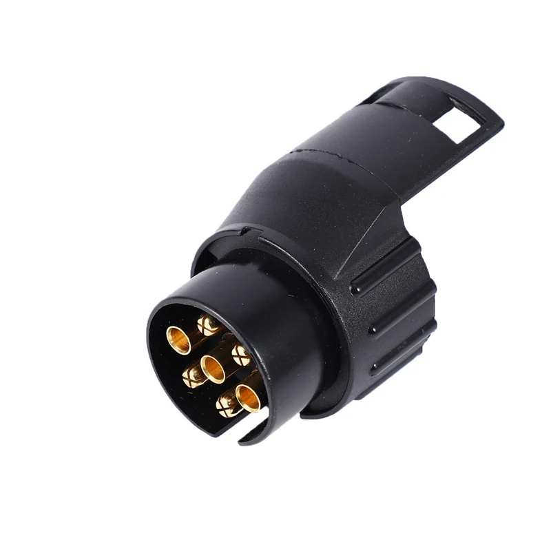 7 To 13 Pin Adapter Trailer 12V Caravan Truck Towbar Towing Electrical Converter N Type Plastic-BTFL
