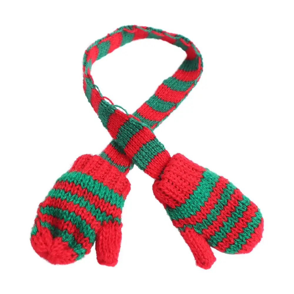 Miniature Neck Scarf 1:12 Doll Clothes Pretend Play Soft Mini Dolls Hat Simulation Winter Doll Accessories Doll House Decor